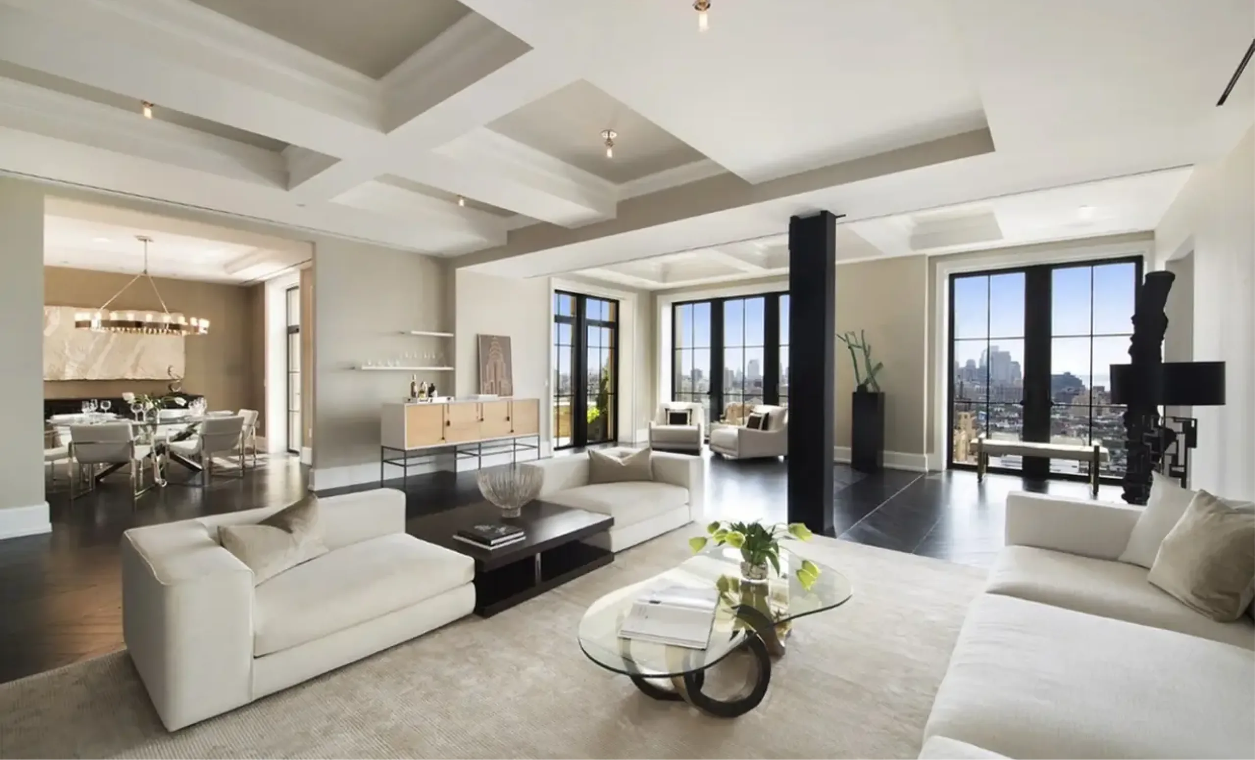 Sample flat living area